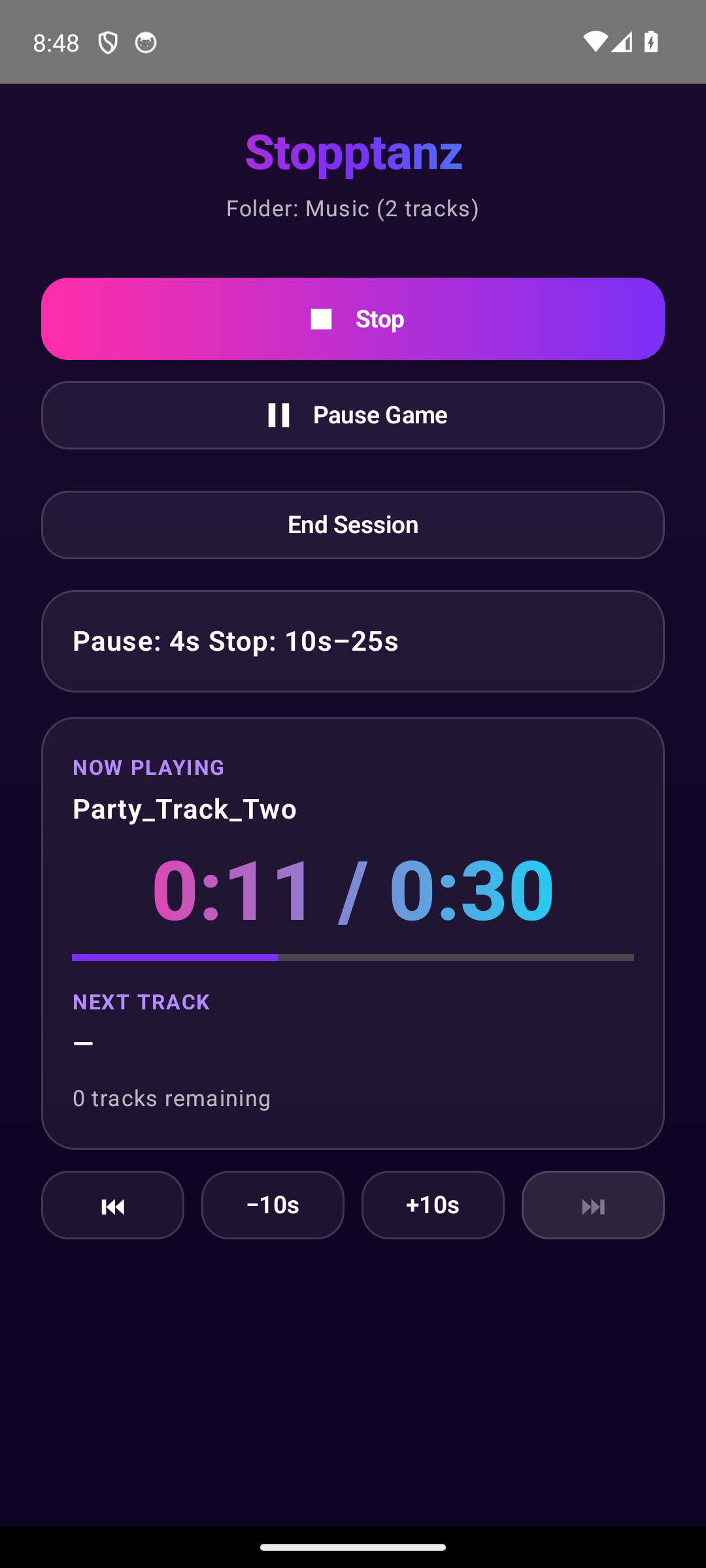 Session active